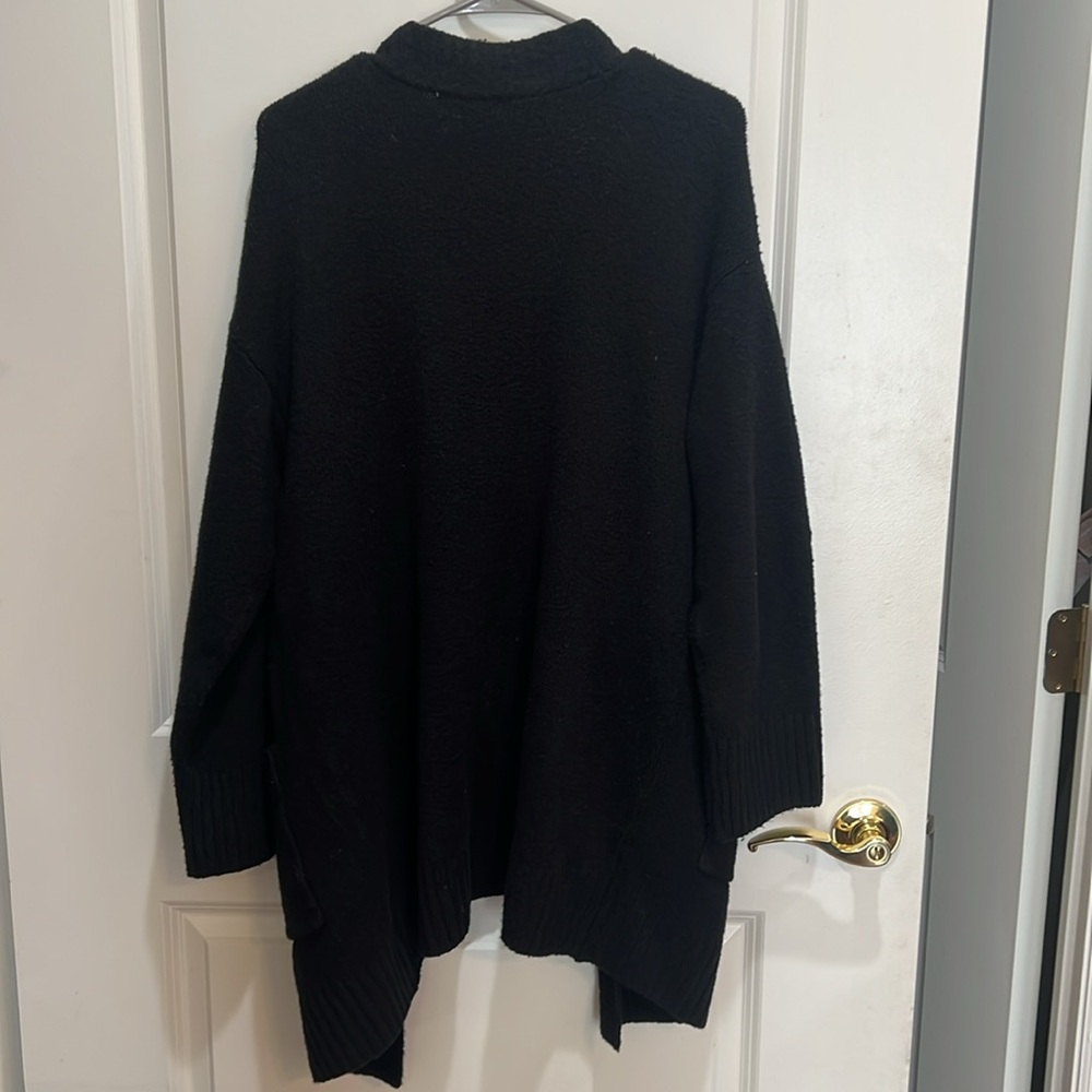 Ava & Viv from Target black open cardigan sweater 1X
